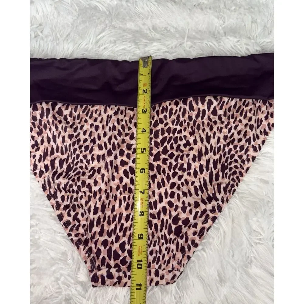 Victoria’s Secret Women’s XL Animal Fold over Bikini Bottom. Grt. Shape